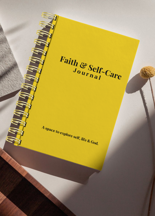 THE FAITH & SELF-CARE JOURNAL - (MUSTARD EDITION)
